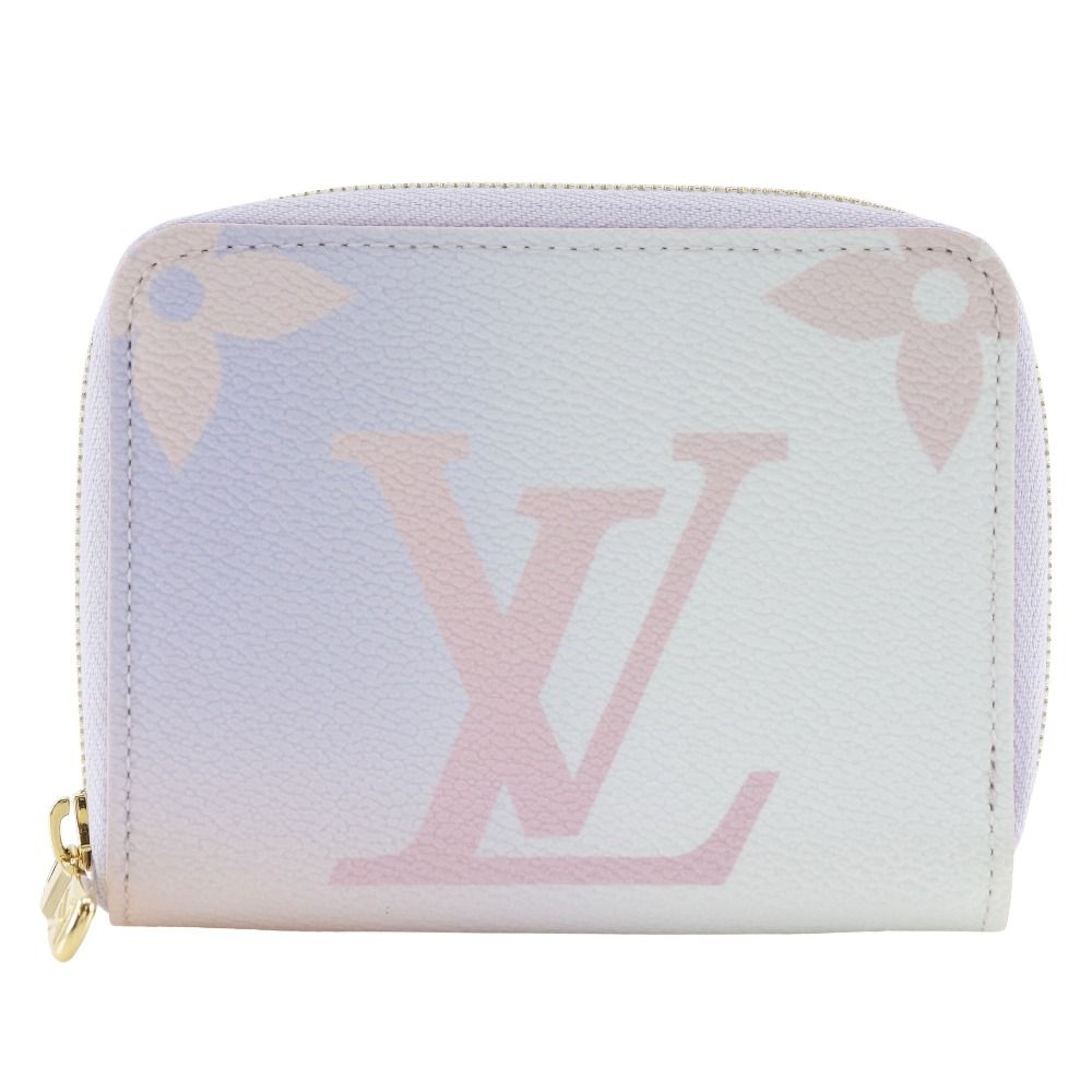 LOUIS VUITTON ルイ ヴィトン スプリング イン ザ シティ モノグラム サンライズパステル ジッピーコイン パース M81388 モノグラムキャンバス 紫 レディース コインケース