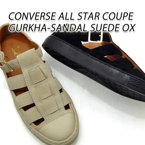 コンバース オールスター サンダル クップ レディース グルカ スエード CONVERSE ALL STAR COUPE GURKHA-SANDAL  SUEDE OX 春夏 新品 未使用 送料無料 - メルカリ