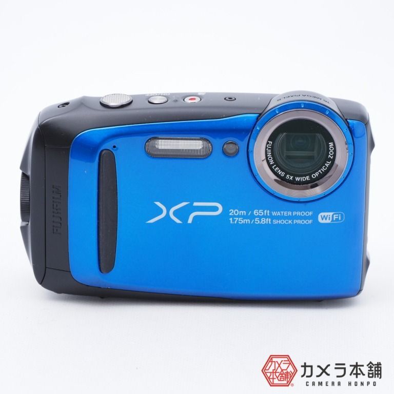 オリジナルデザイン手作り商品 FUJIFILM デジタルカメラ XP120 ブルー