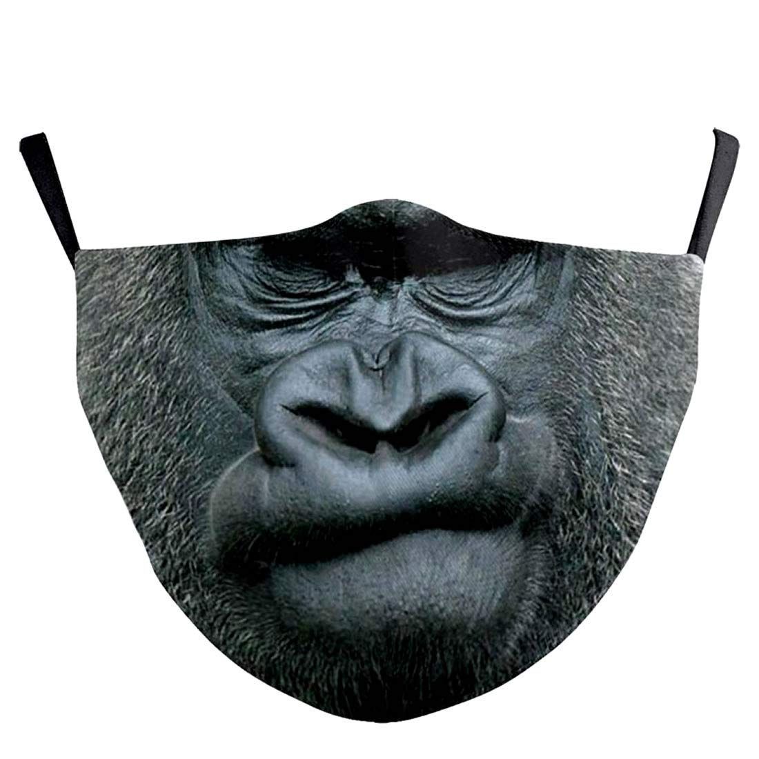 リアル ゴリラマスク 忘年会 イベント コスプレ 変装 変身 Gorilla ゴリラ 着ぐるみ コスプレ 大人用 動物 アニマル リアル