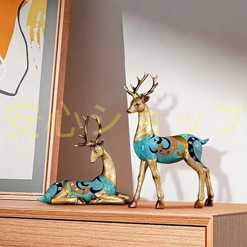 インテリア雑貨 オブジェ オーナメント 置物 小物 鹿 シカ 動物