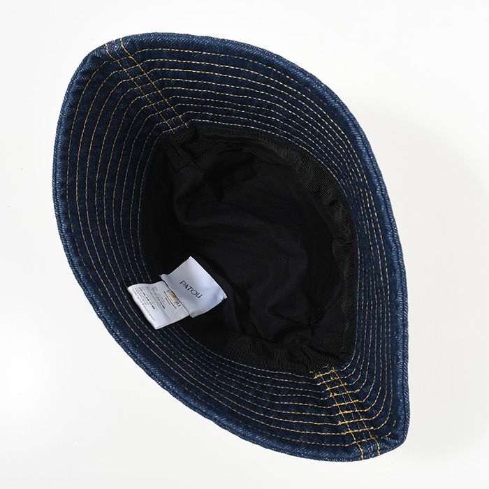 【美品】PATOU バケハ PATOU パトゥ 帽子 バケハ バケットハット デニム AC027 0008