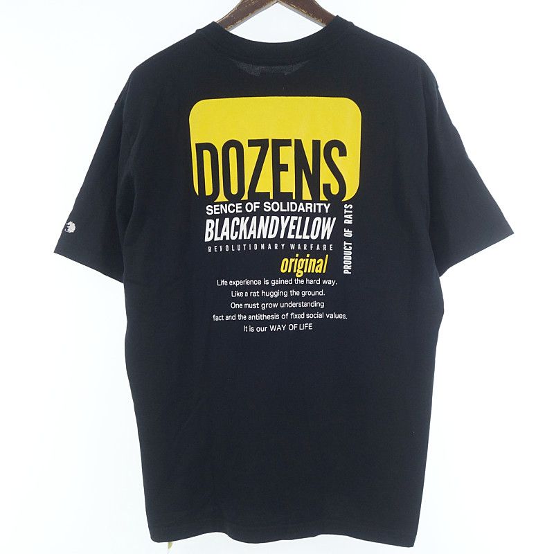 ラッツ/RATS 23SS COLOR TAG TEE Tシャツ サイズ M ラッツ/RATS 23SS COLOR TAG TEE BLACK カラータグ プリント T