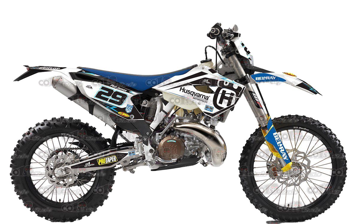 2016 ハスクバーナ HUSQVARNA TE FE 適合品 オリジナル デカール ステッカー デザイン決定後30日以内に発送 A