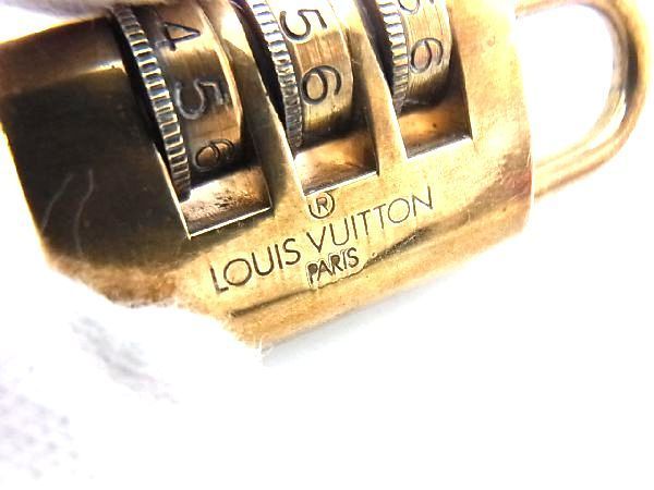 ■極美品■ LOUIS VUITTON ルイヴィトン カデナ 南京錠 パドロック ダイヤルロック式 チャーム ゴールド系 AD9988ｷZ