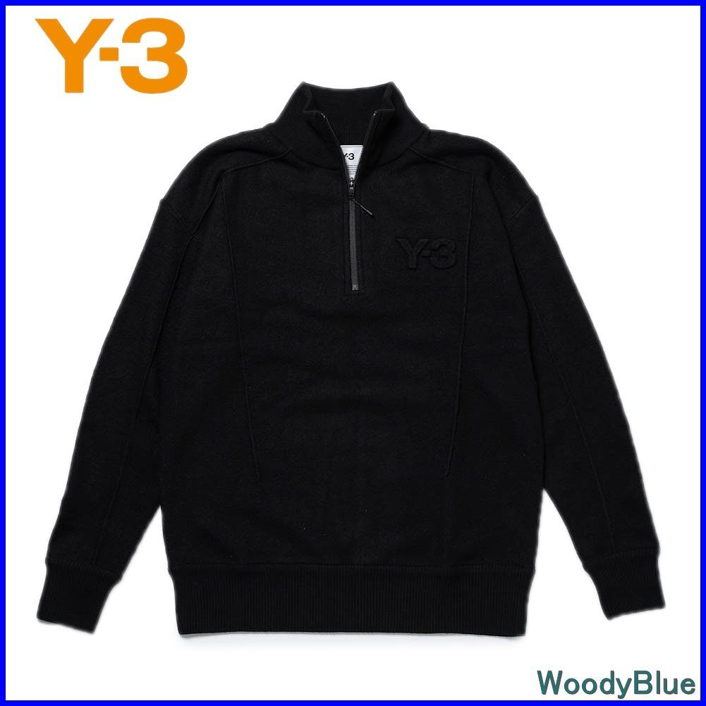 新品】ワイスリー ハーフジップニット Y-3 HB2782 M CLASSIC MERINO 