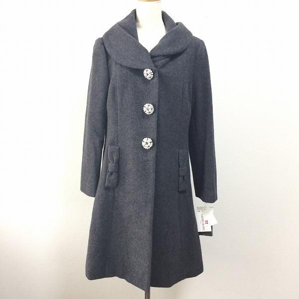 wnc ギャラリービスコンティ GALLERY VISCONTI コート 2 グレー リボン