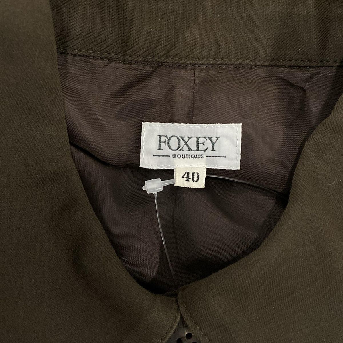 FOXEY(フォクシー) ワンピース サイズ40 M レディース - 16498 ダーク