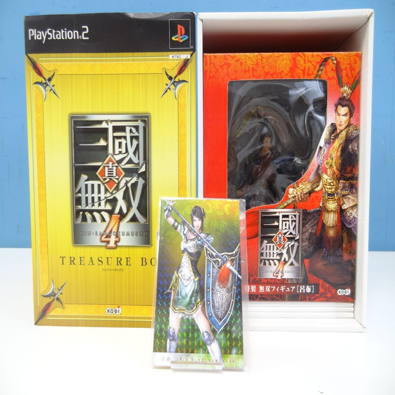 真・三国無双4 特製無双 フィギュア 呂布 キャラクターカード セット トレジャーボックス PlayStation2 - メルカリ