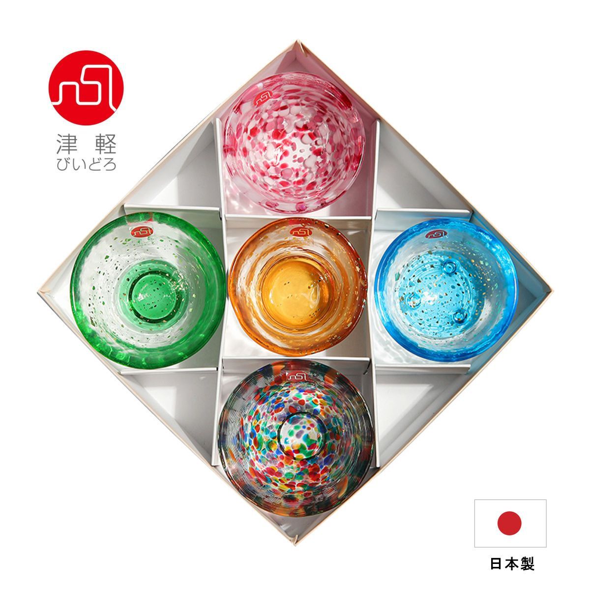 Aderia 津軽びいどろ 新品 日本の四季を感じるハンドメイド