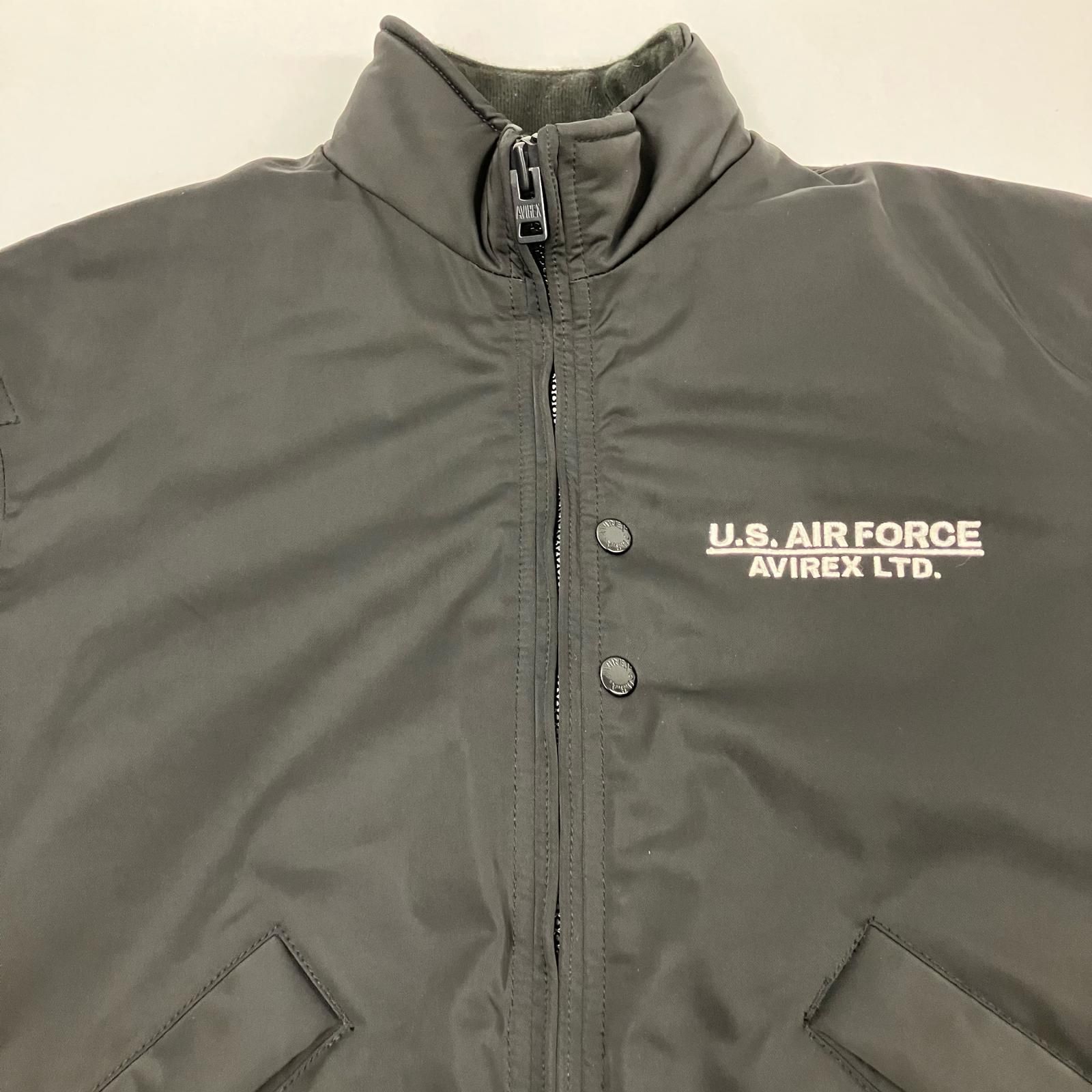イオン広店 AVIREX アヴィレックス ミリタリーコート STENCIL JACKET 783-4252036 ブラック サイズ L 93 KANDAIZUMI_COM