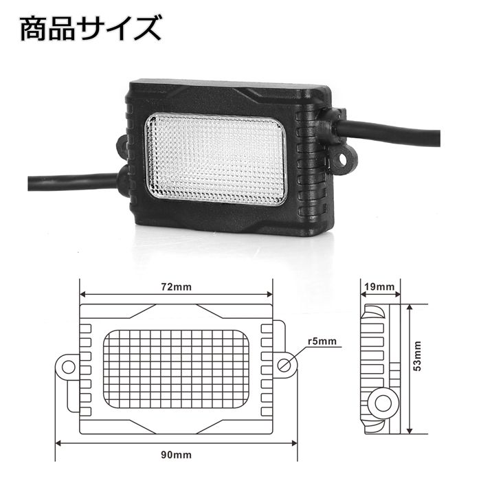 音に反応 LEDアンダーライト スマホ操作 12v/24v アンダーネオン RGB Bluetooth 防水 cree10w （10wライト4個1セット）防水  フルカラー RGB フラッシュ アンダーネオン 音楽同期 イルミネーション サウンドセンサー - メルカリ