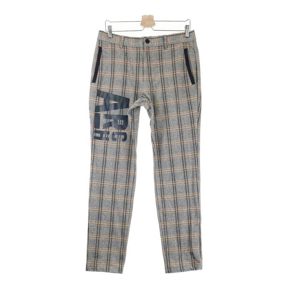 ARCHIVIO アルチビオ ゴルフ パンツ ストレッチ ウール 48 サイズ：48 ARCHIVIO アルチビオ ストレッチパンツ チェック柄 グレー