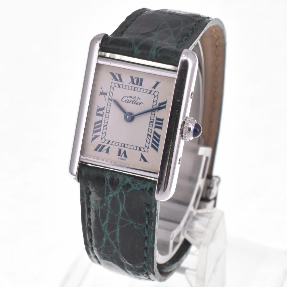 カルティエ CARTIER 6057002 マストタンク SM クォーツ レディース良品