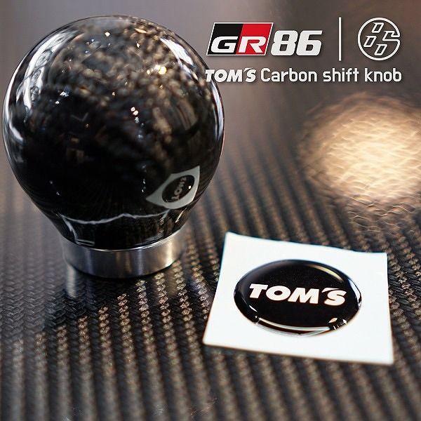 車 TOMS/トムス カーボンシフトノブ トヨタ GR86 ZN6/ZN8 MT車 2021年