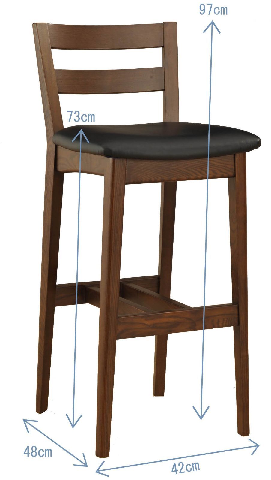 本格派木製ハイチェア