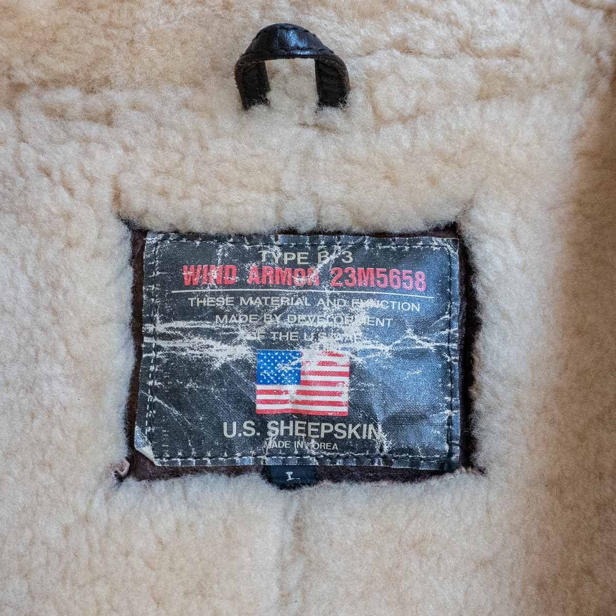 【美品 】WIND ARMOR ウインドアーマー ムートンコート ボア ブラウン wind armor ウィンドアーマー ムートン 裏ボア 羊革 レザージャケット