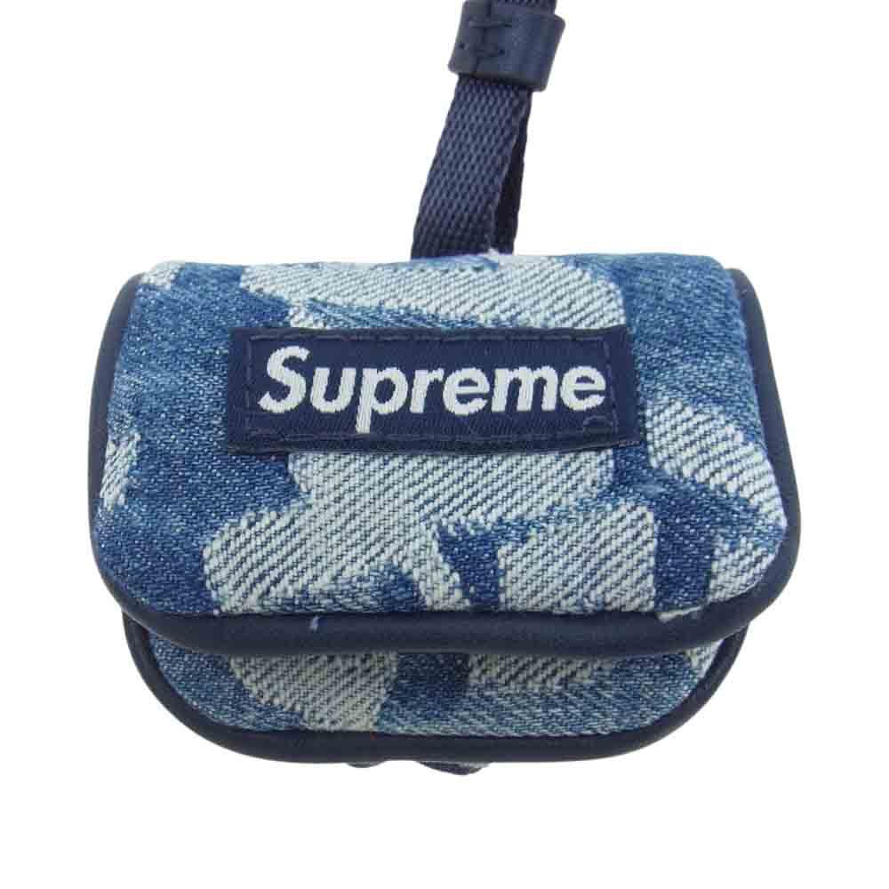 Supreme シュプリーム 22SS Fat Tip Jacquard Denim AirPod Case デニム ジャガードロゴ エアポッズ  イヤホンケース インディゴブルー系【中古】 - メルカリ