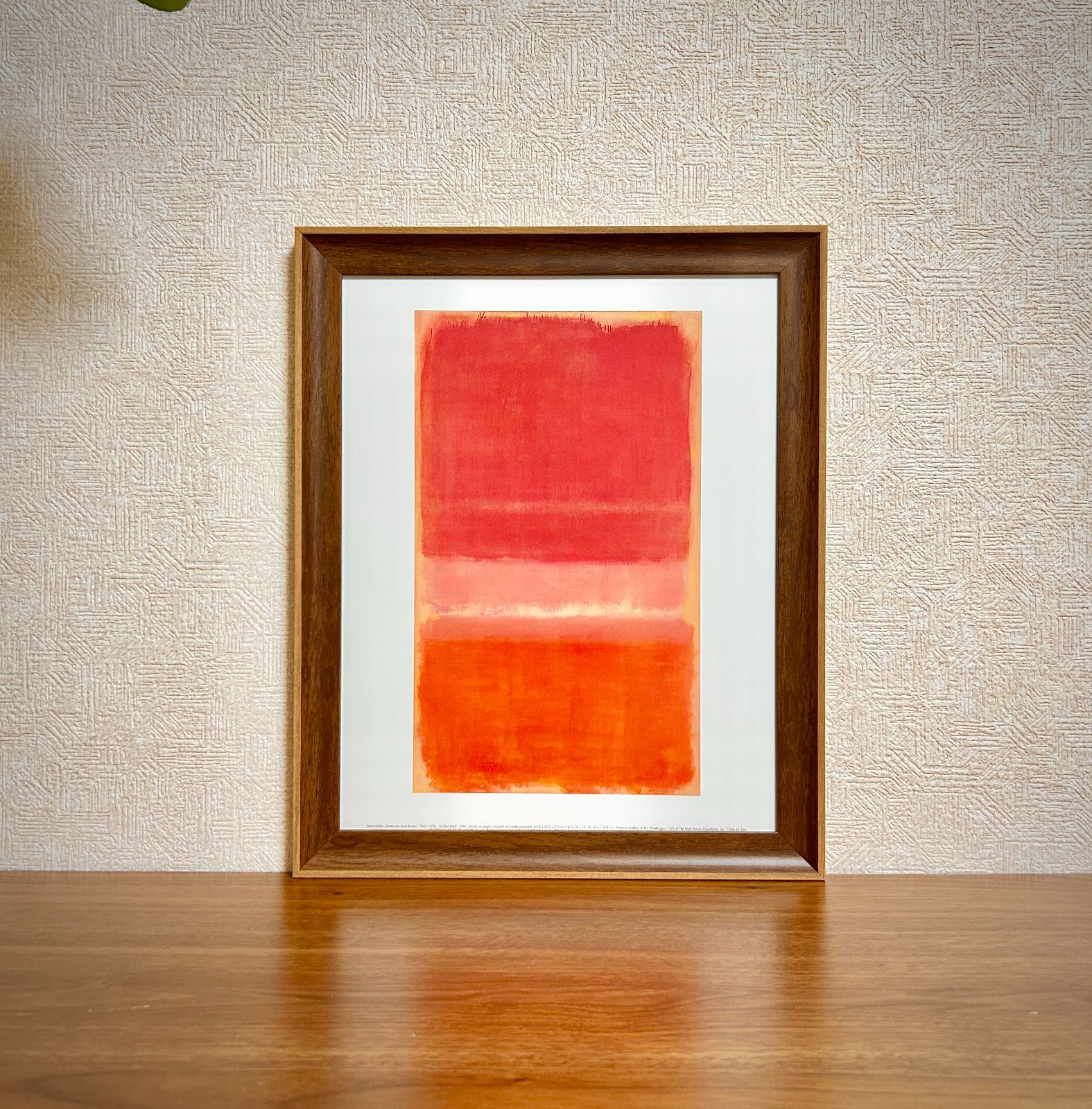 額装済/Untitled 1949/マークロスコ MarkRothko/ポスター ロスコ：Untitled, 1949 ポスター(Untitled， 1949)：ポスター