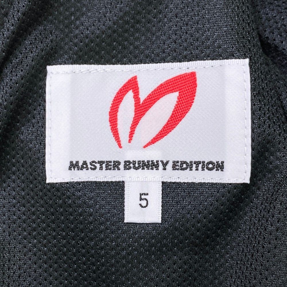 サイズ：5 MASTER BUNNY EDITION マスターバニーエディション ; 2023年モデル ジップジャケット  ブラック系 [240101432845] ゴルフウェア メンズ ストスト MASTER BUNNY EDITION (マスターバニーエディション) ゴルフ