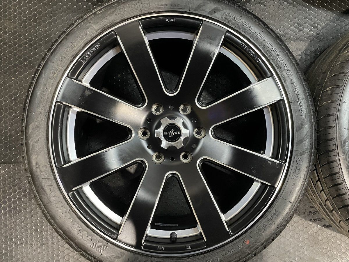 NANKANG NS-20 245 40ZR20 夏タイヤ ファブレス パンデミック LW-8 20インチ 8J6HPCD139.7 30 ブラック ハイエース MTA121MY