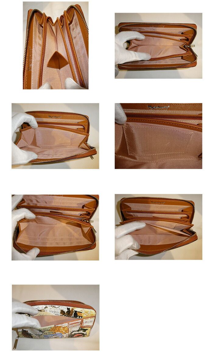 manhattaner's マンハッタナーズ ラウンドファスナー 長財布 075-1654