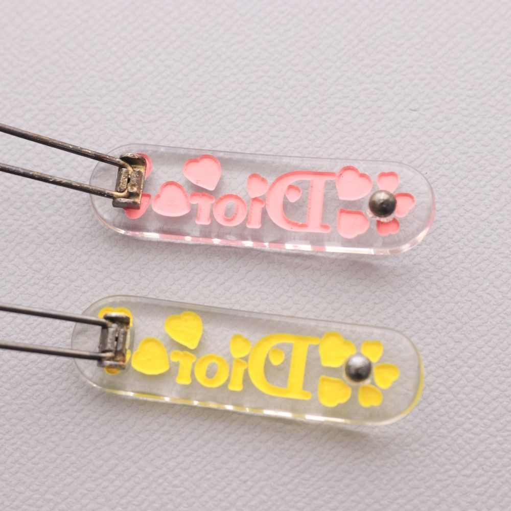□ クリスチャンディオール ヘアピン 2点セット まとめ売り ロゴ