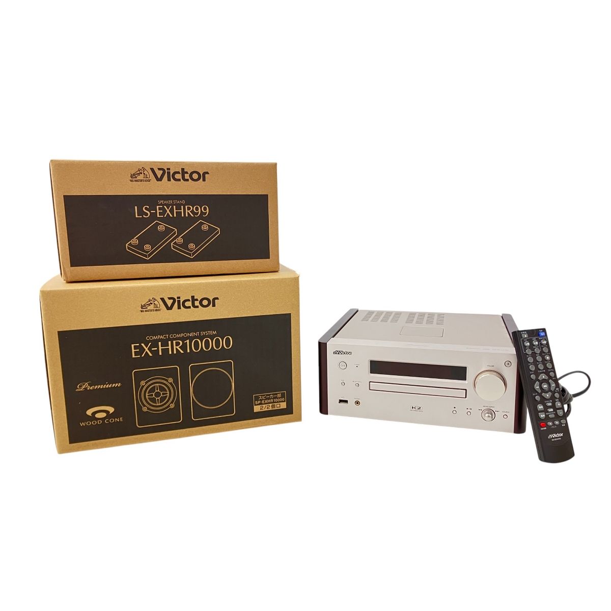 Victor JVCケンウッド EX-HR10000 CA-EXHR10000 SP-EXHR10000 2025年製 コンパクトコンポーネントシステム ミニコンポ W9993843
