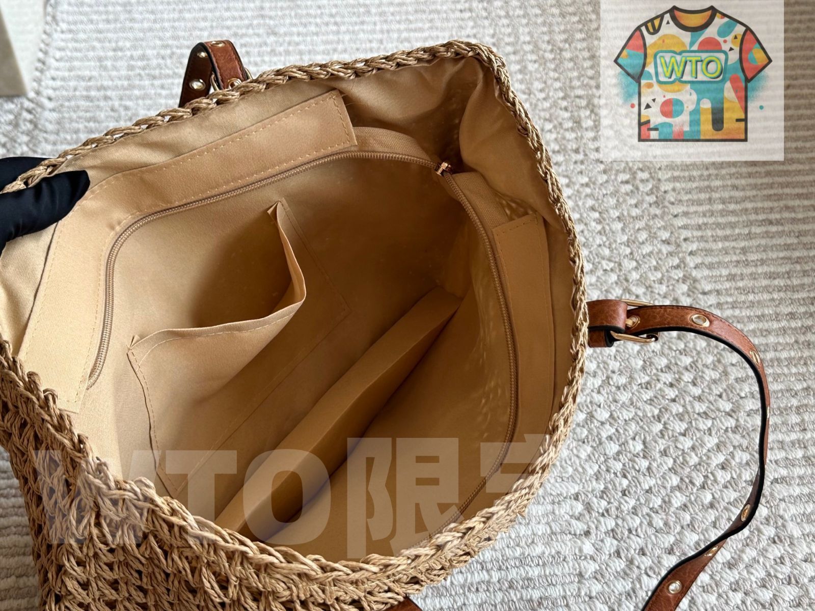 今日 Prada Straw Bag プラダ ストローバッグ -WTO輸入2 DECORATOM_COM_BR