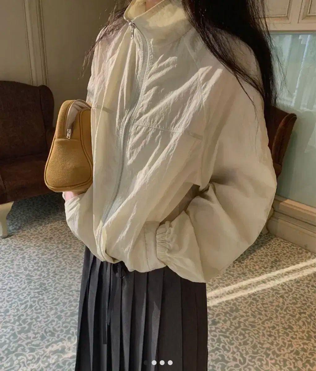 メイビーベイビー spring green jp ウィンドブレーカー