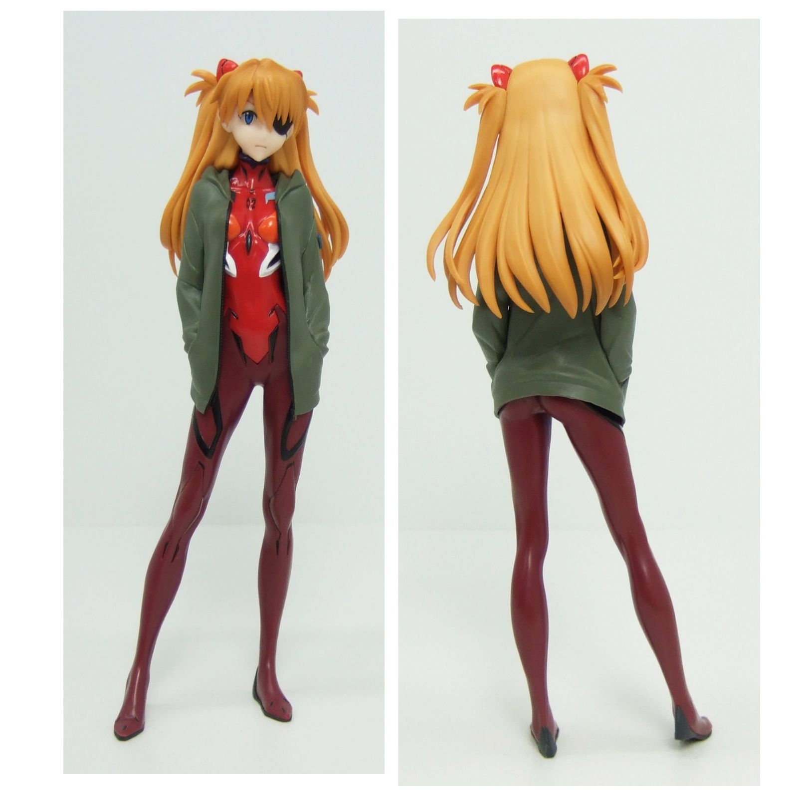 エヴァンゲリオン一番くじ D賞アスカ E賞綾波レイ(長髪) フィギュアセット ソフビ 一番くじ エヴァンゲリオン〜初号機vs第13号機〜 D賞 E賞