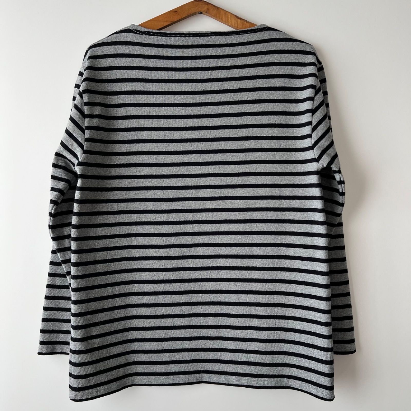 SAINT JAMES ouessant gray/black T4 - メルカリ