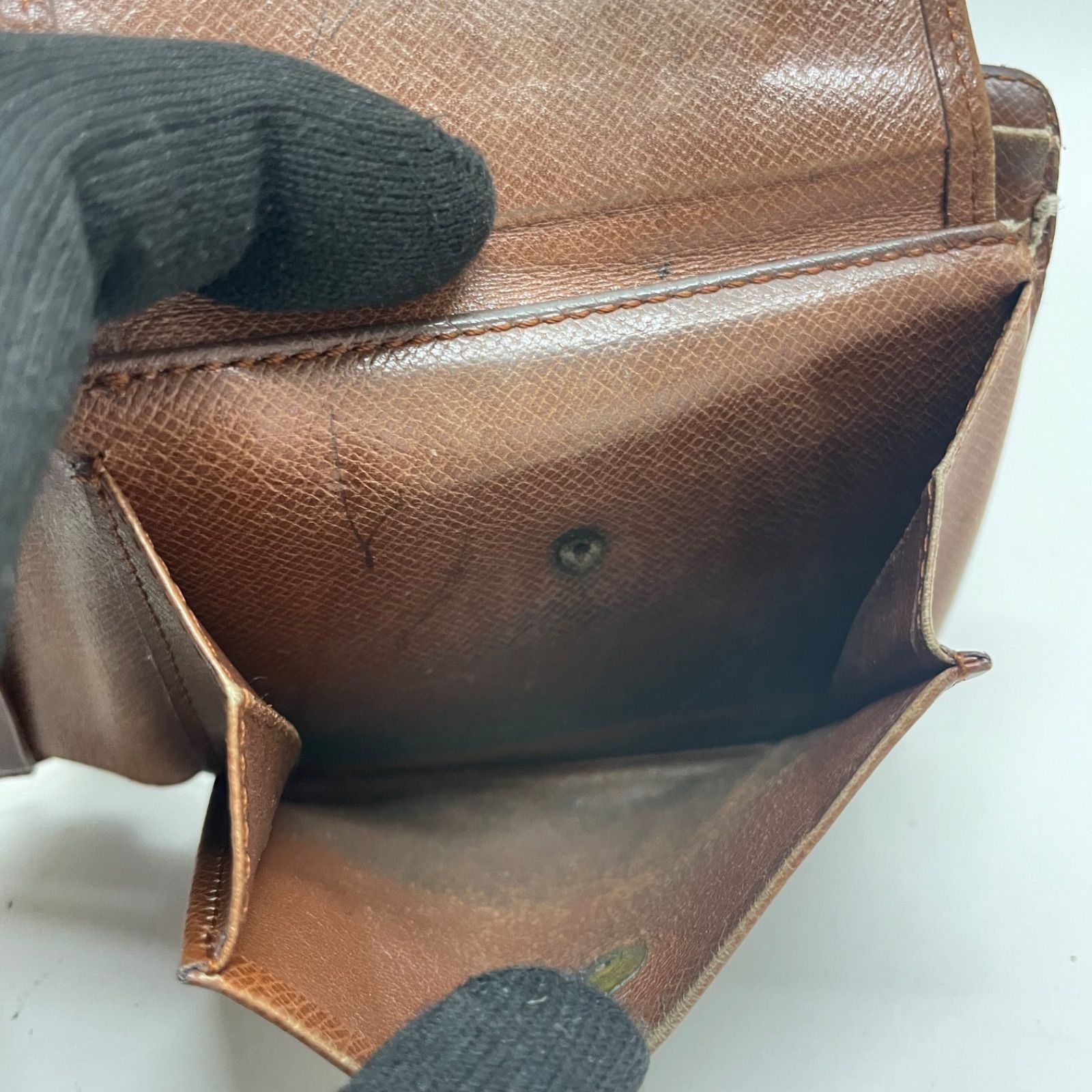 LOUIS VUITTON 二つ折り財布 ポルトフォイユマルコ モノグラム LOUIS