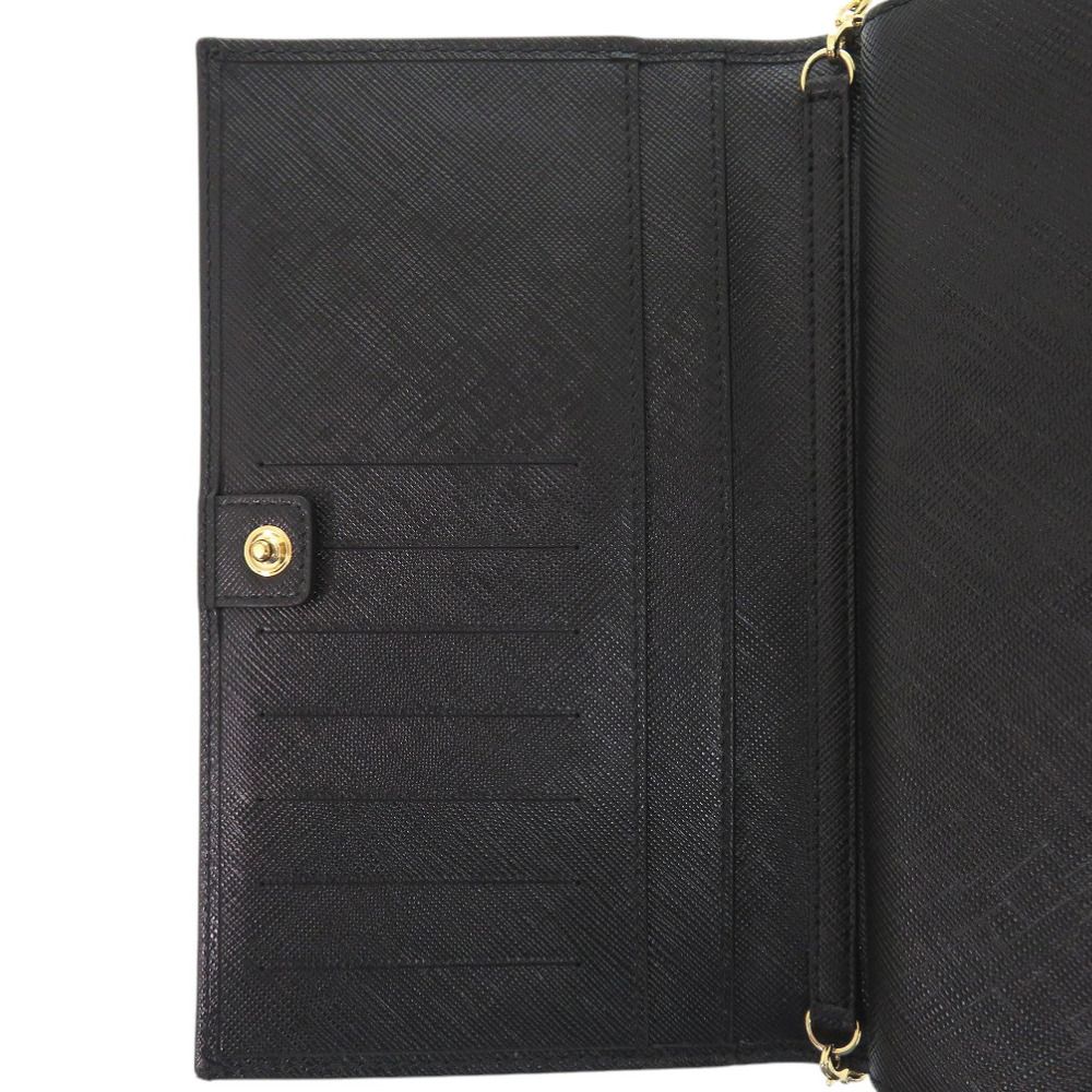 美品 サルヴァトーレフェラガモ ヴァラ チェーンウォレット 長財布  