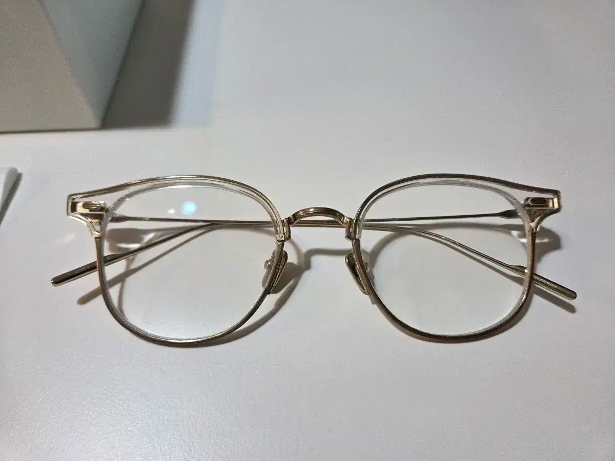 GENTLE MONSTER ジェントルモンスター メガネ アリオ X C1 ALIO クリア 透明 チタン ブローフレーム
