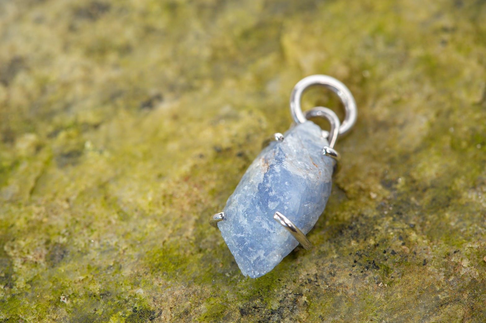 サファイアペンダントトップシルバー925