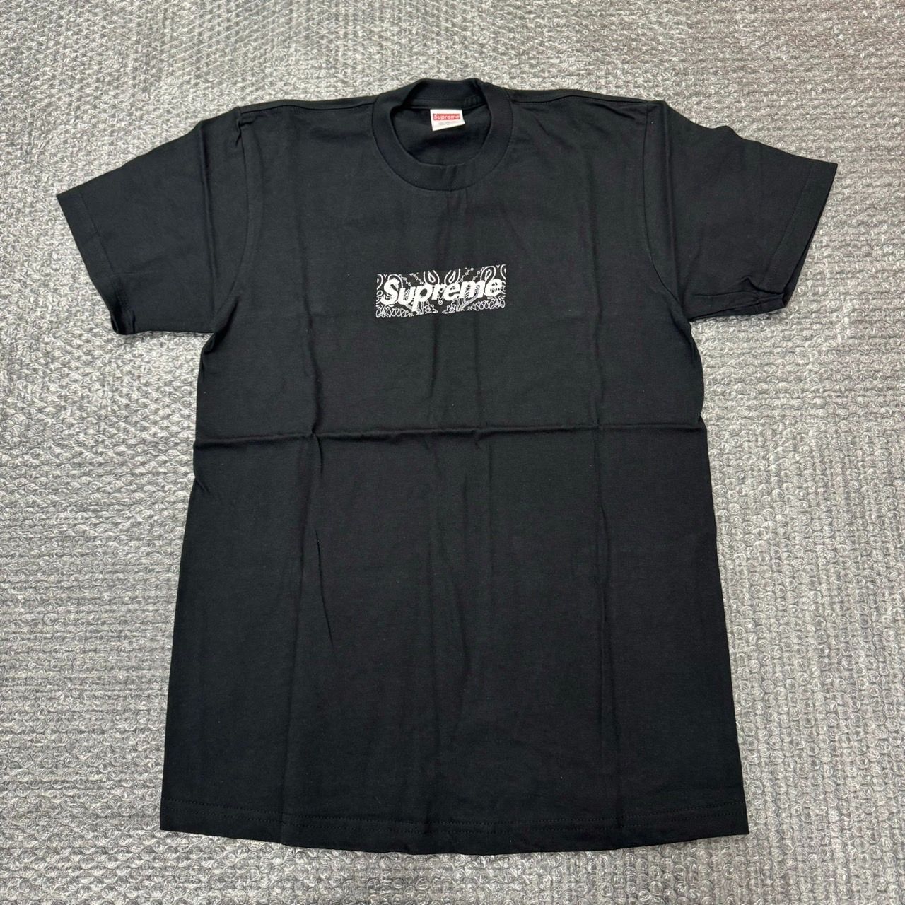 19aw Supreme Bandana Box Logo Tee Black Sサイズ シュプリーム