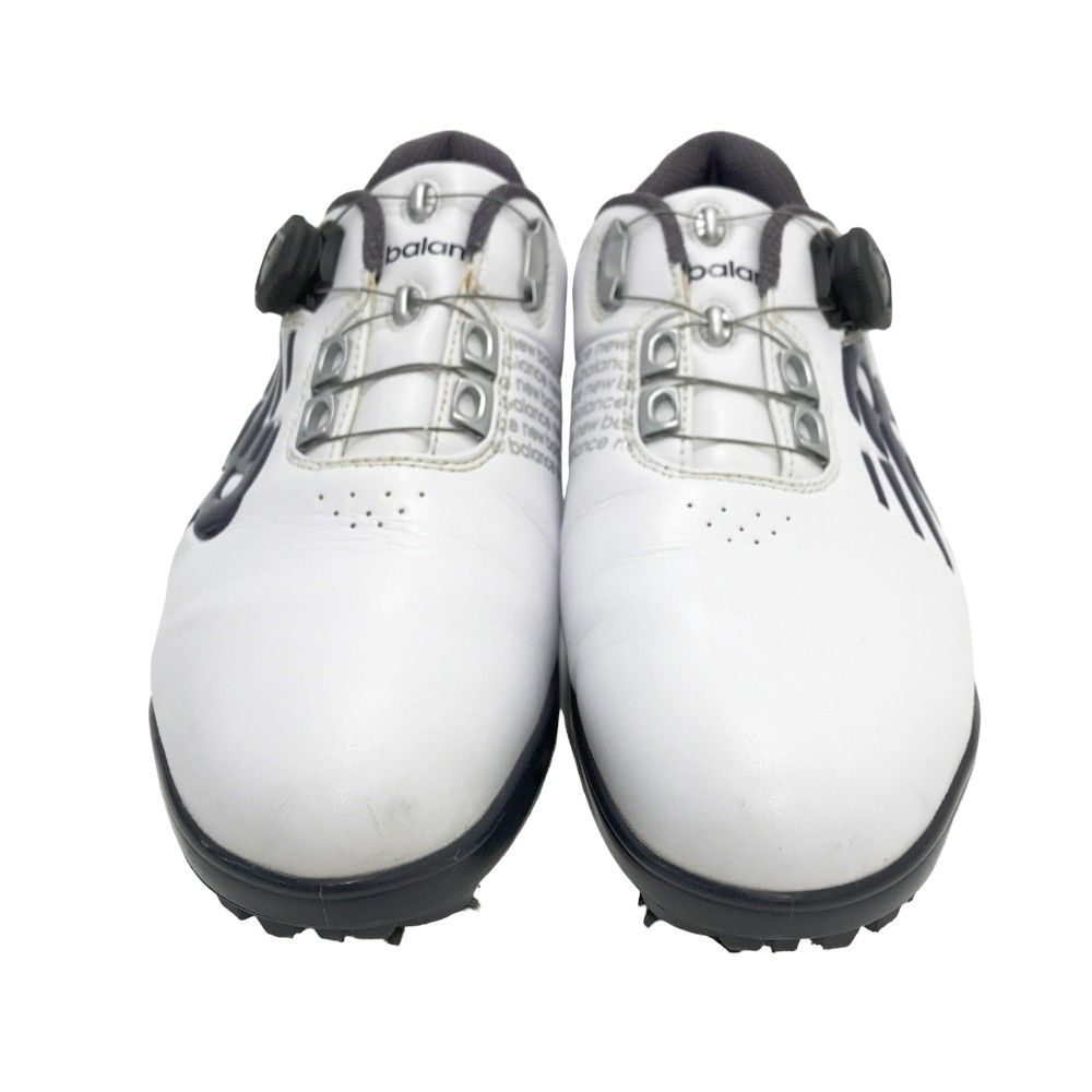 【26cm】new balance BOA ゴルフシューズ MG1001T2美品 NEW BALANCE ニューバランス MG1001T2 ゴルフシューズ BOA ホワイト系