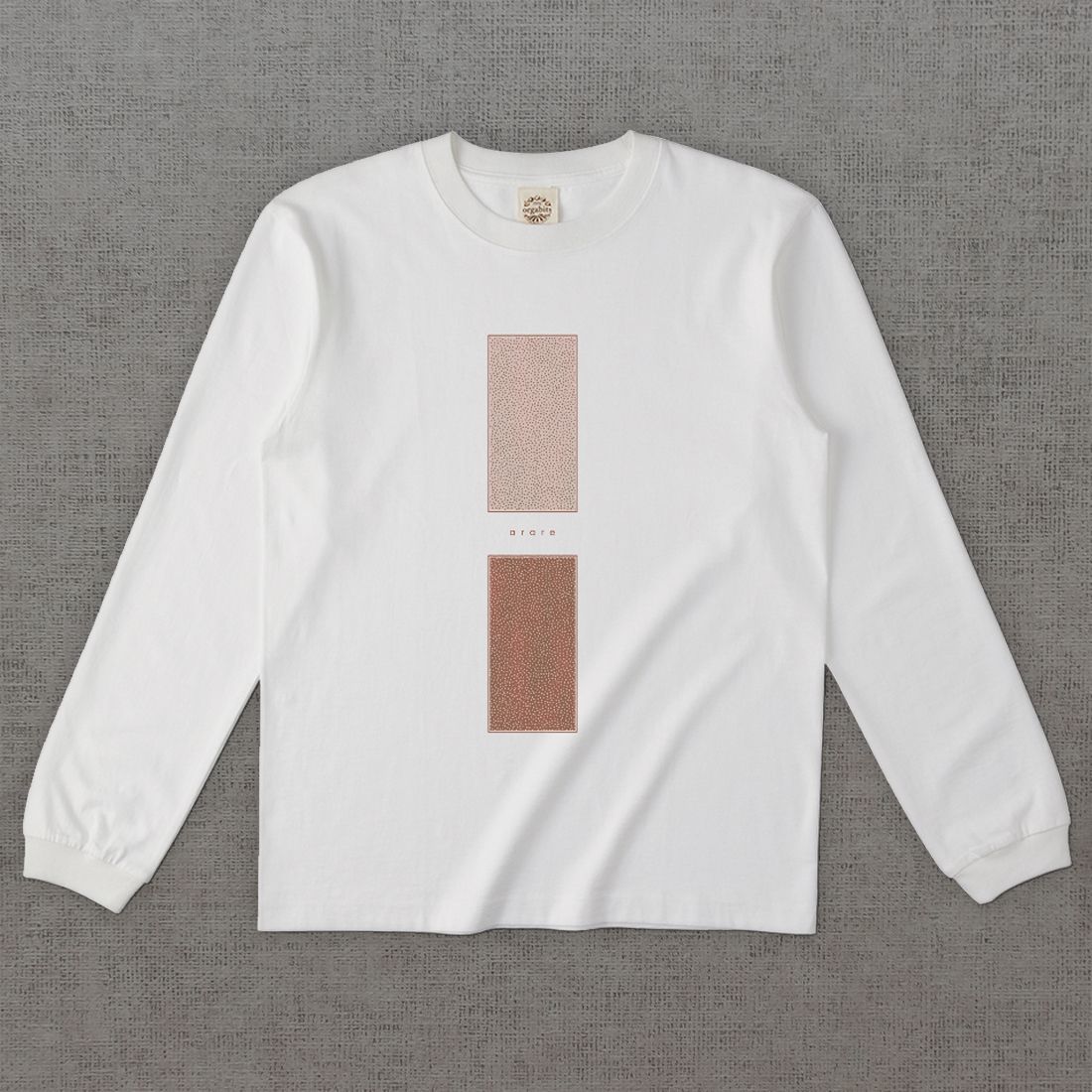 和柄長袖Tシャツ　小紋 霰 -彩・角- ［長袖］