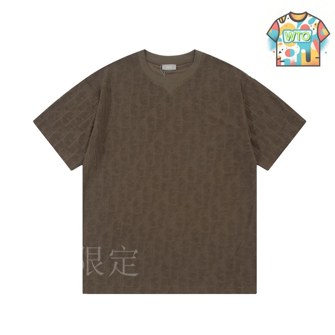 Christian Dior 長袖Tシャツ ブラウン 今日特価】DIOR CD Jacquard ブラウン T-Shirt-2 - メルカリ