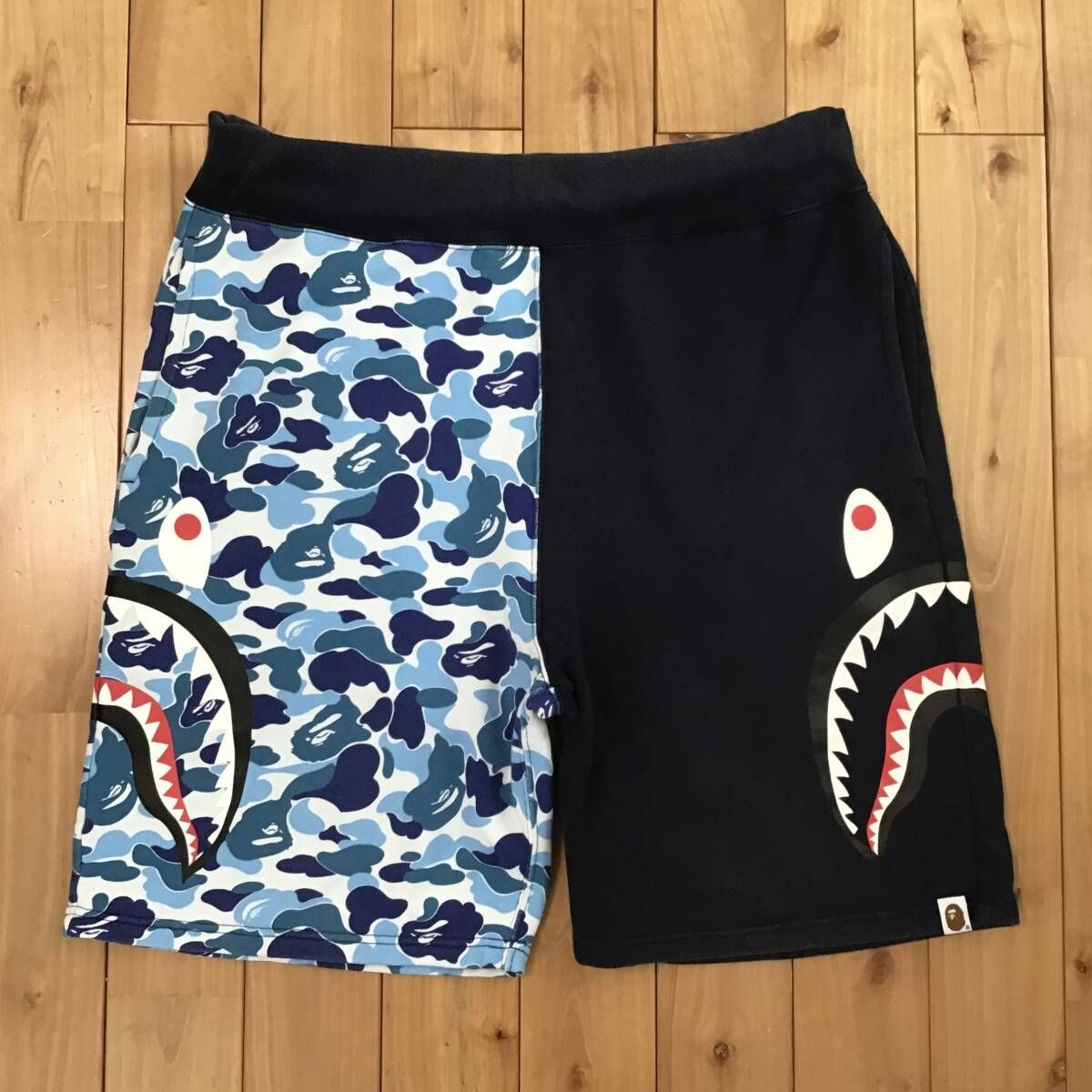 ☆2XL☆ ABC camo side シャーク スウェットハーフパンツ a bathing