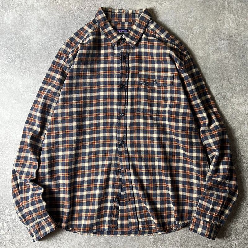 【美品】patagonia オーガニックコットンネルシャツ L 【美品】patagonia オーガニックコットンネルシャツ L