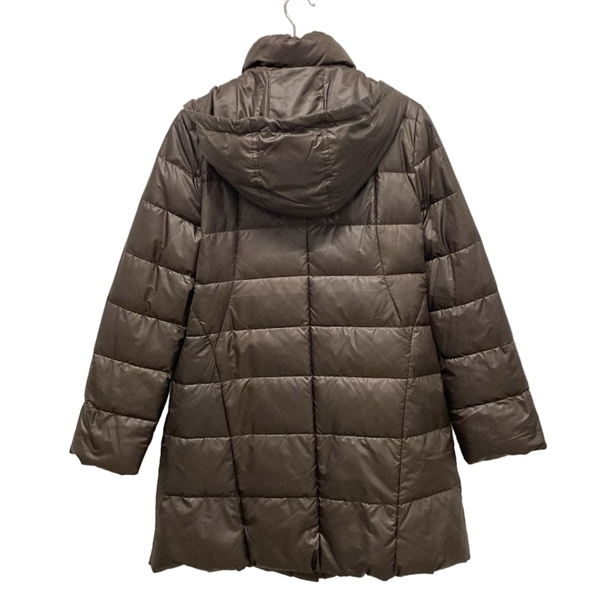 Leilian レリアン ダウンコート サイズ11 M レディース - ダークブラウン 長袖 冬