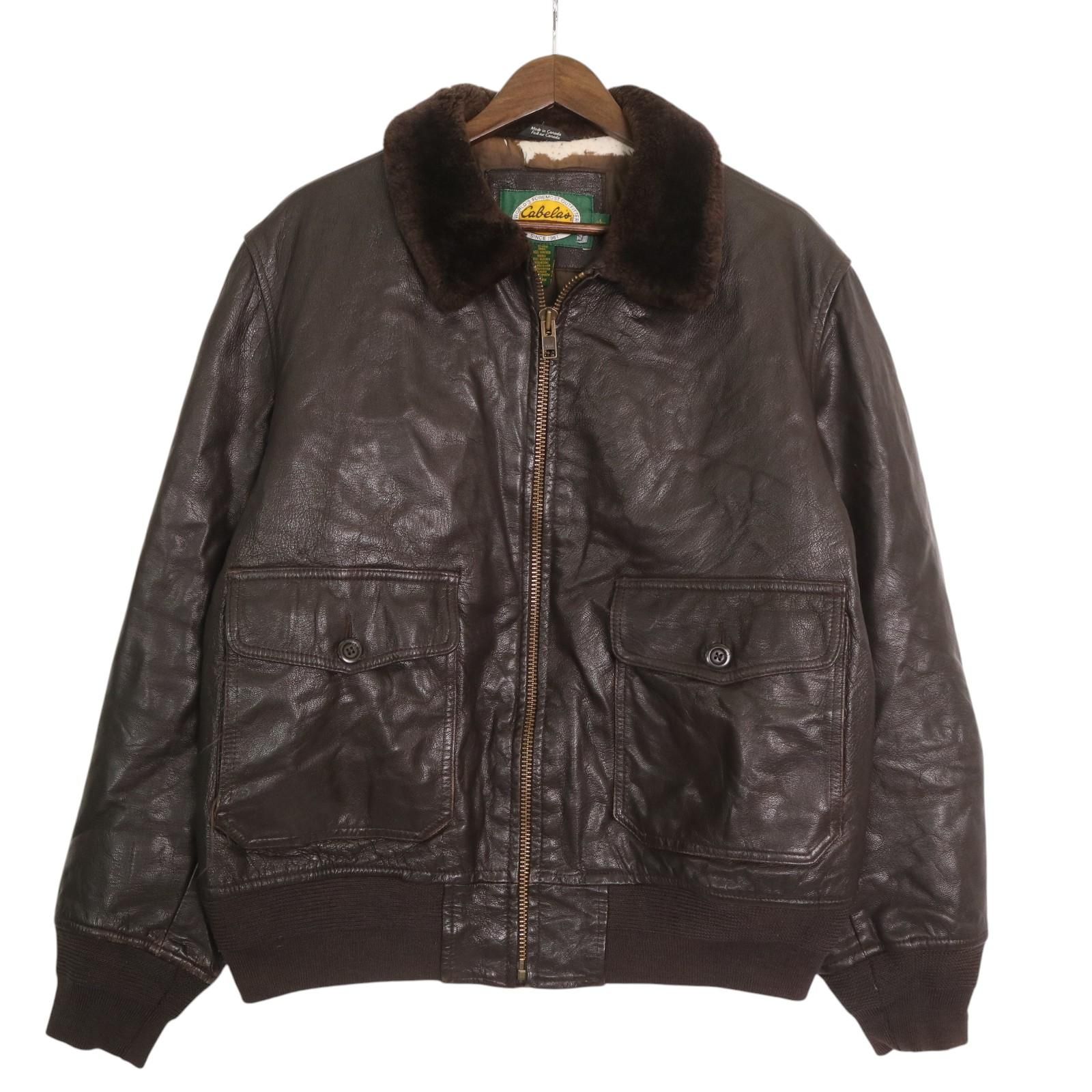 カナダ製 Cabela's カベラス G-1 フライトジャケットレザージャケット カナダ製 Cabela's カベラス G-1 フライトジャケットレザー