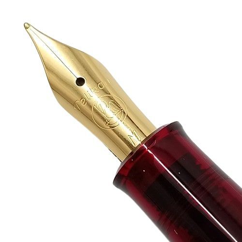 赤 ペリカン Pelikan トラディショナル M200 万年筆 M ヴィンテージペンスケルトンG5専用ケース・箱付きMB