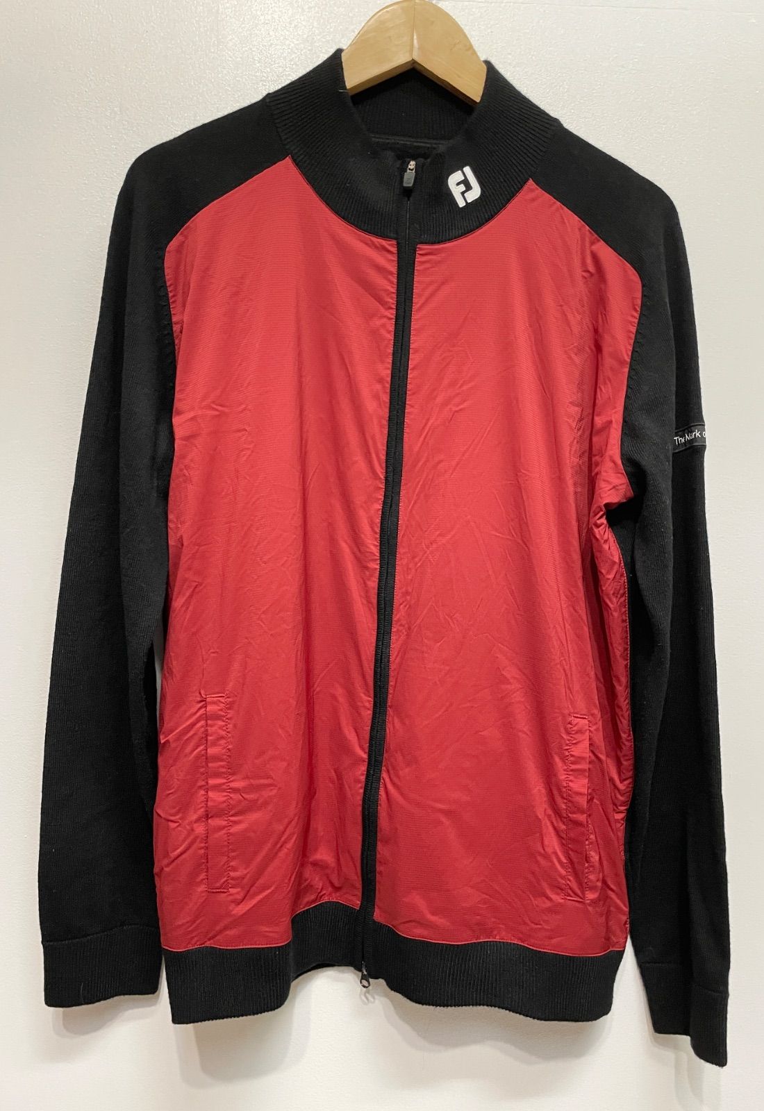 【倉吉店】 FootJoy  フットジョイ  ゴルフウェア フルジップハイブリッドセーター　XLサイズ【106-1035】