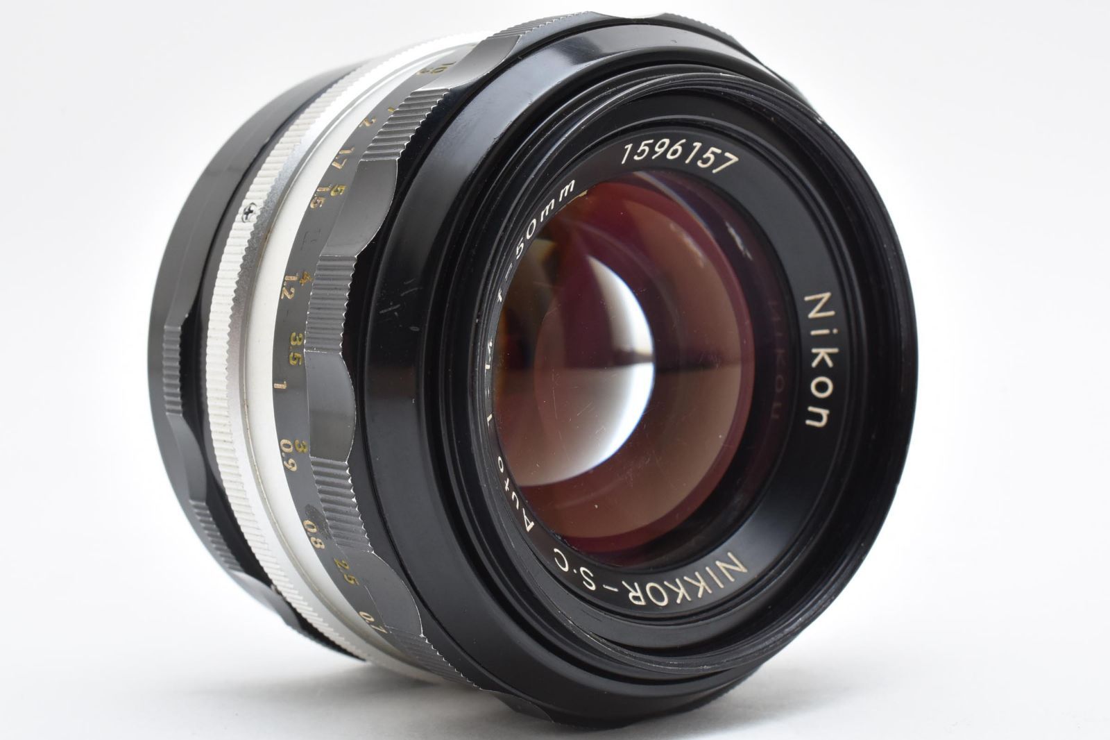 4996 【良品】 Nikon NIKKOR-S.C Auto 50mm f1.4 Non-Ai MF Lens