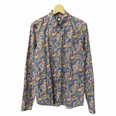プリティーグリーン Pretty Green 総柄 ペイズリー ボタンダウン