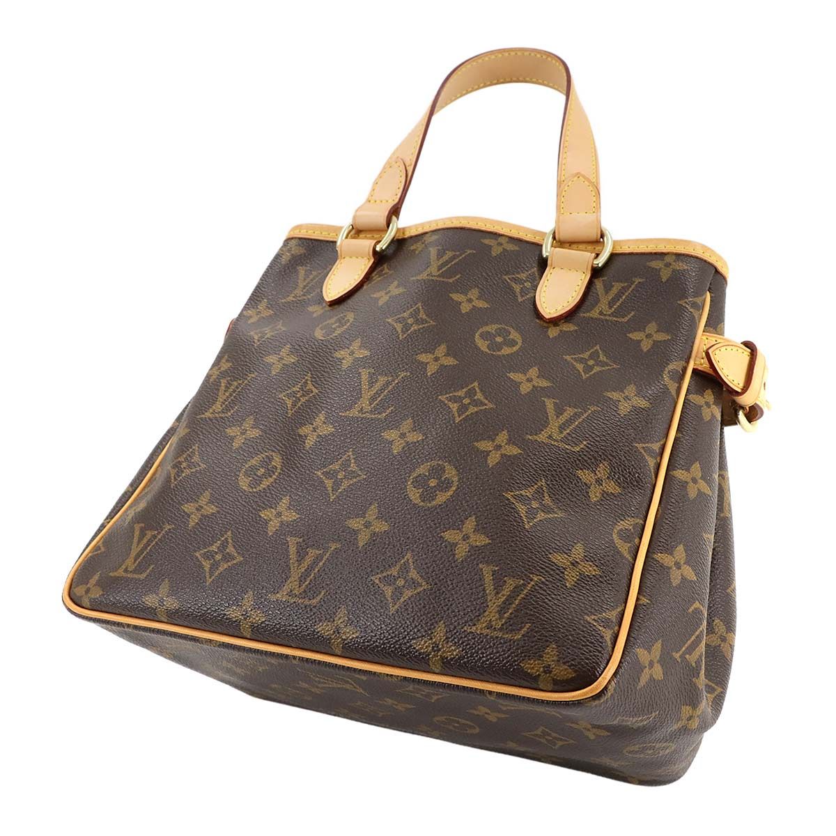 美品 ルイ ヴィトン LOUIS VUITTON モノグラム バティニョール ハンド
