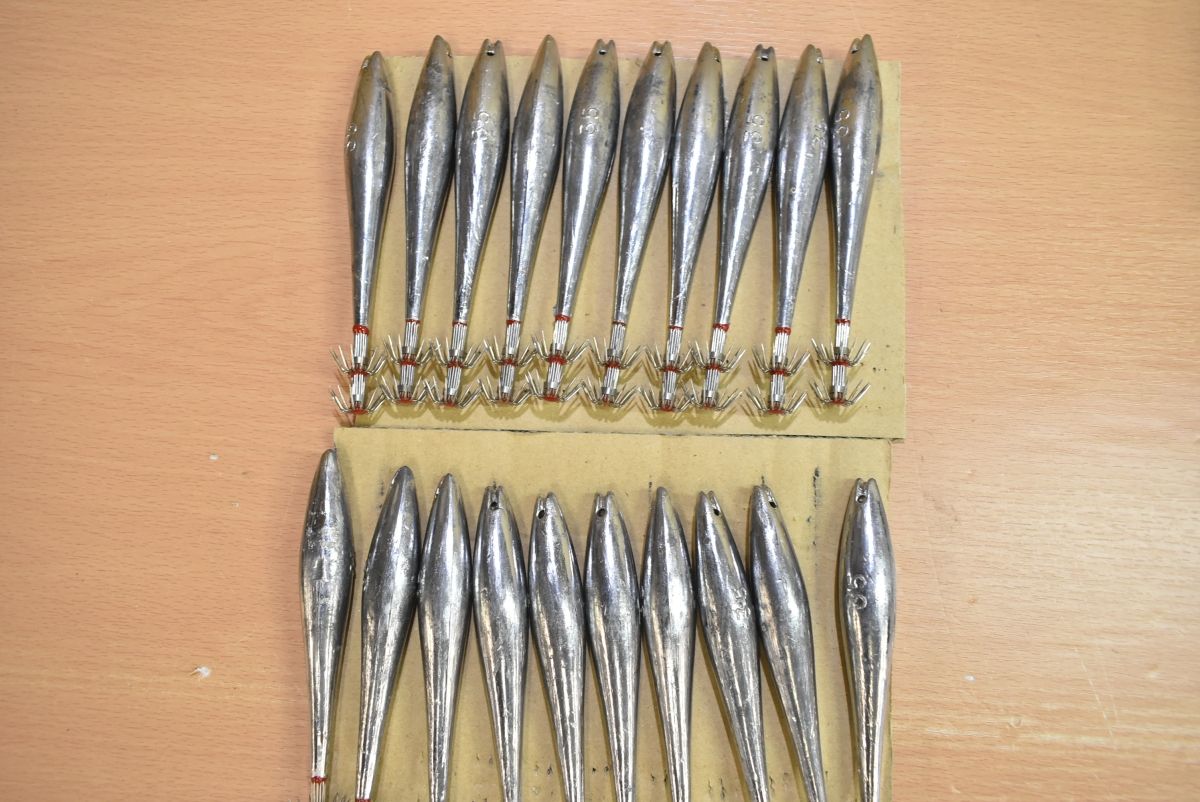 スッテ 鉛スッテ 等 大量セット ヤマシタ ヨーヅリ 鉛トンボ 35号 エサ巻きテーラ 浮きスッテ Pトンボ イカメタル